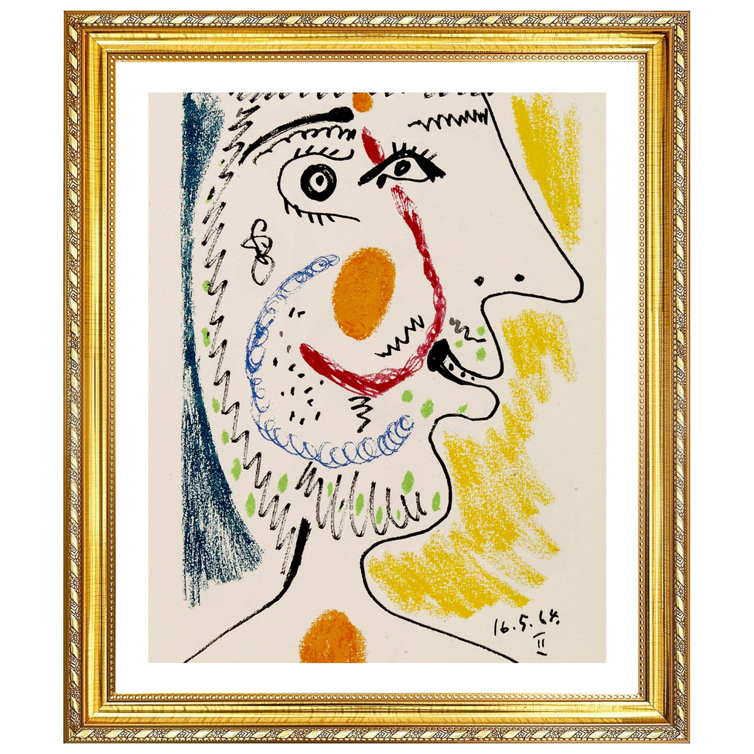 Pablo Picasso Wall Art The Taste Of Happiness Poster Framed Art