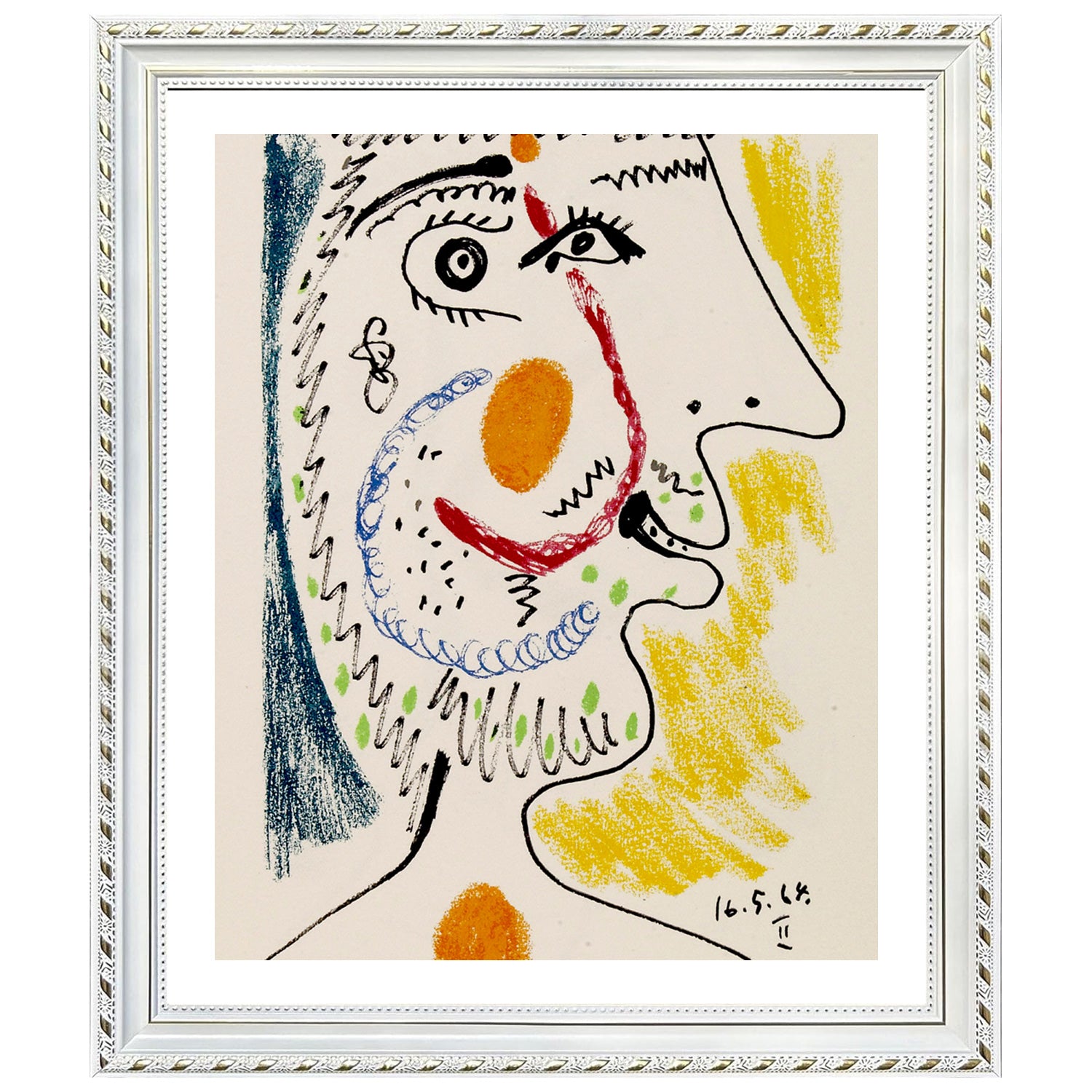 Pablo Picasso Wall Art The Taste Of Happiness Poster Framed Art