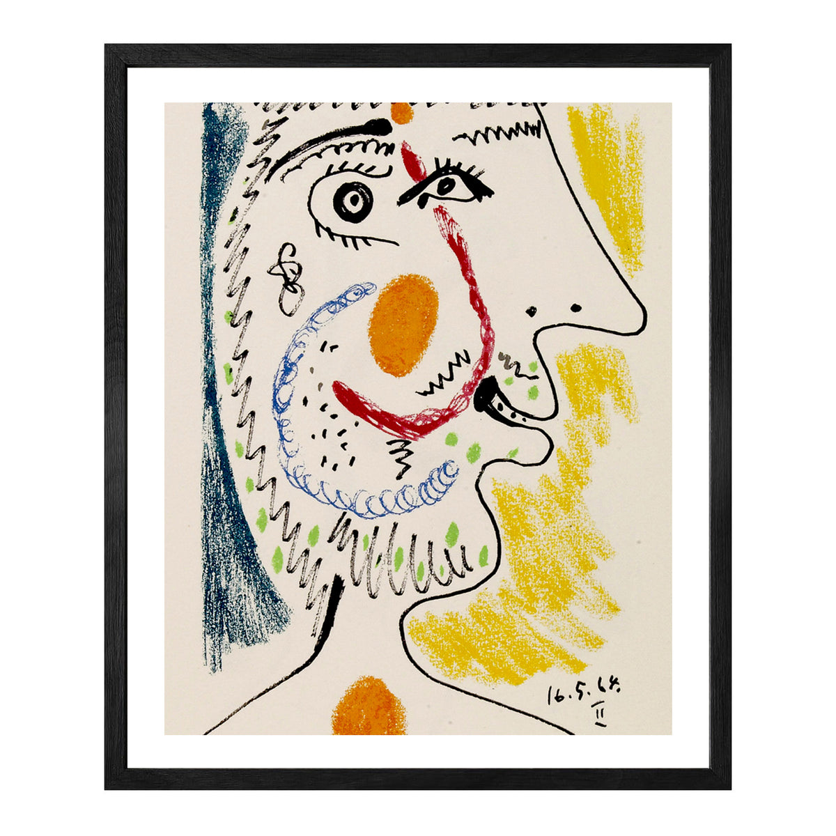 Pablo Picasso Wall Art The Taste Of Happiness Poster Framed Art
