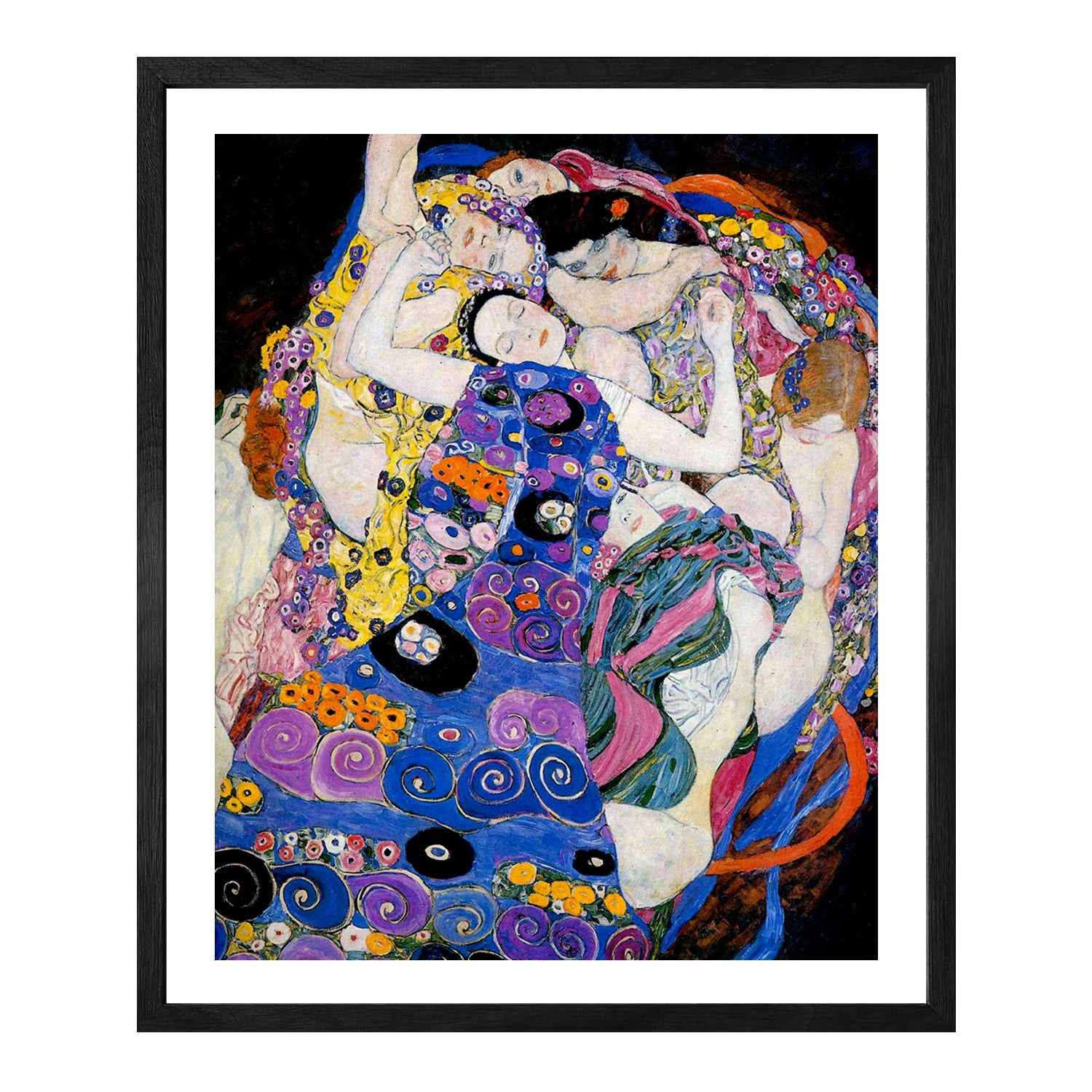 Gustav Klimt Wall Art The Virgins Poster Framed Klimt Art