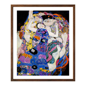 Gustav Klimt Wall Art The Virgins Poster Framed Klimt Art