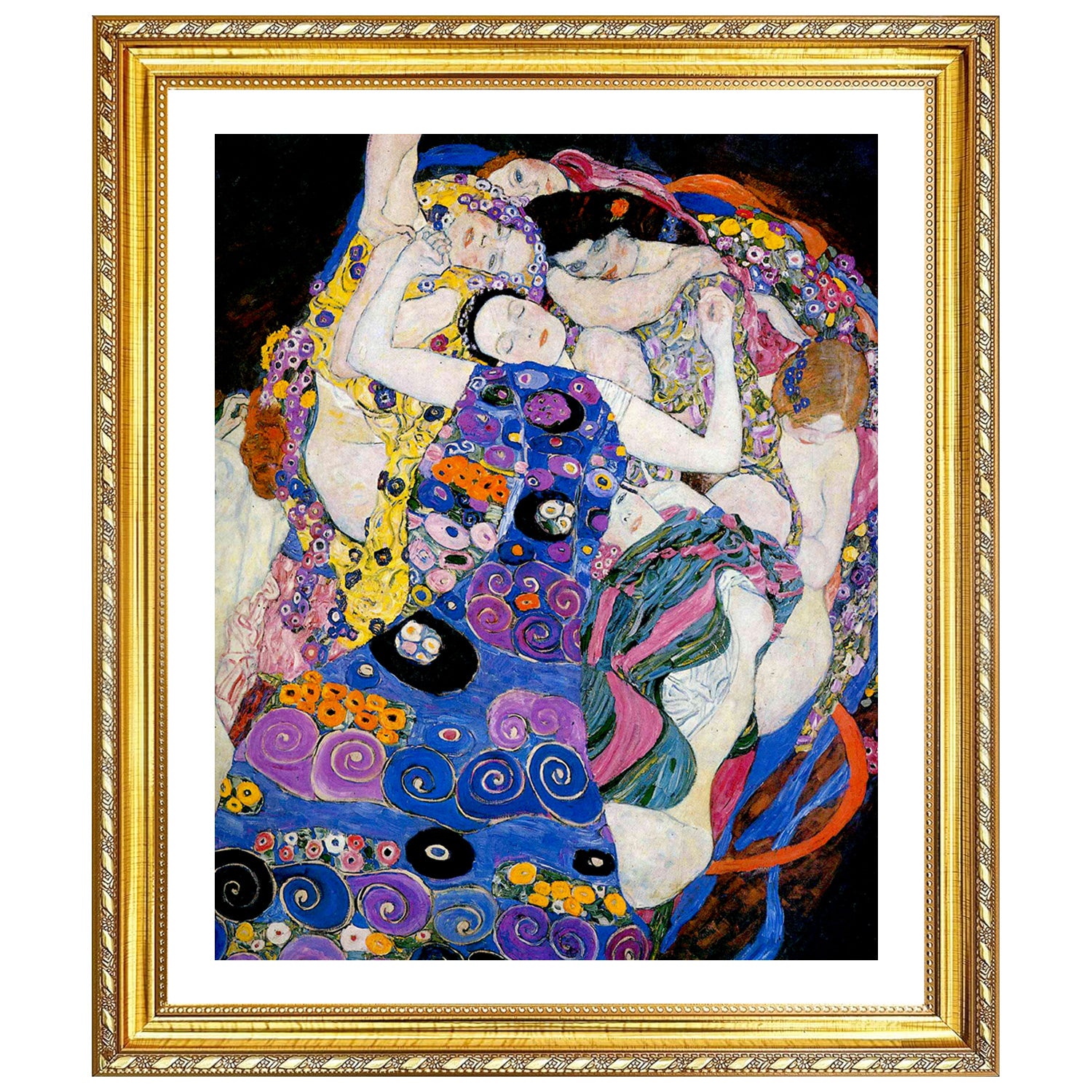 Gustav Klimt Wall Art The Virgins Poster Framed Klimt Art