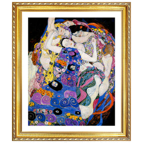Gustav Klimt Wall Art The Virgins Poster Framed Klimt Art