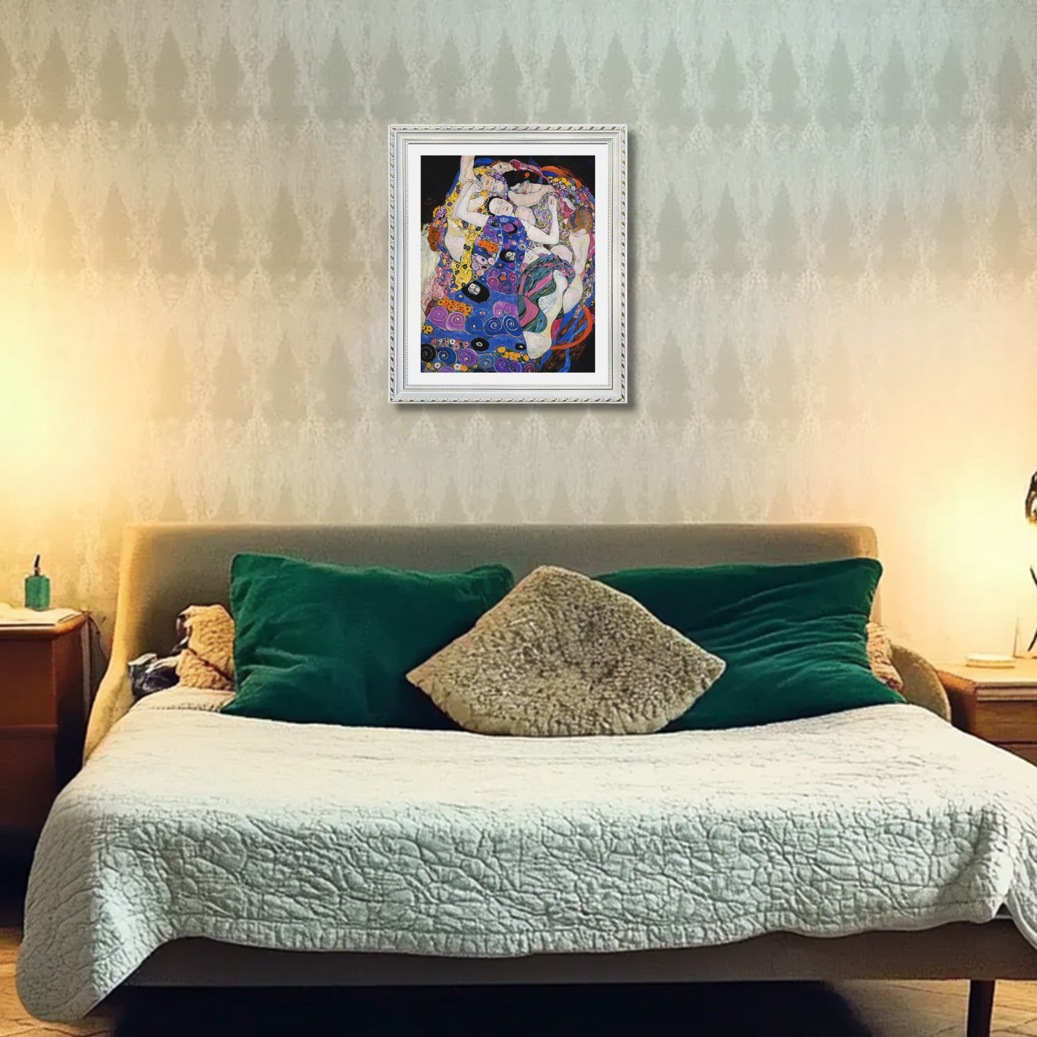 Gustav Klimt Wall Art The Virgins Poster Framed Klimt Art