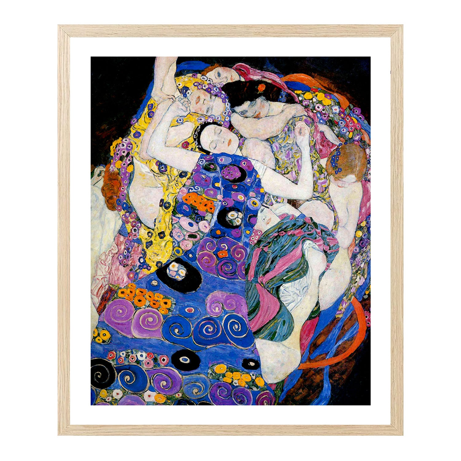 Gustav Klimt Wall Art The Virgins Poster Framed Klimt Art