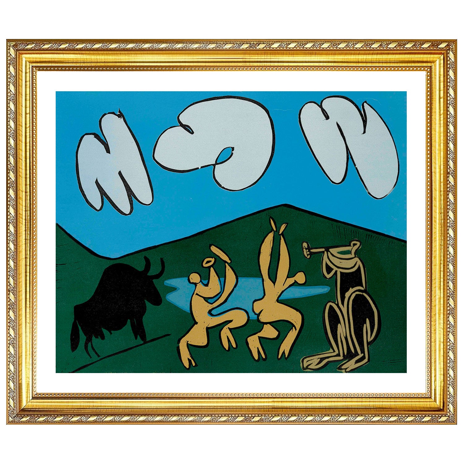 Pablo Picasso Wall Art The Figures Poster Framed Art