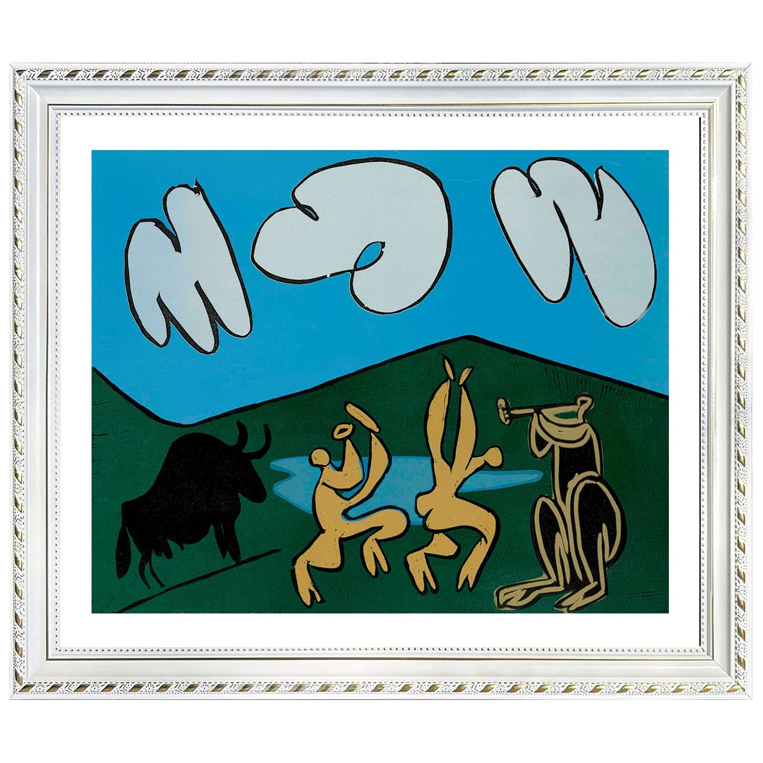 Pablo Picasso Wall Art The Figures Poster Framed Art