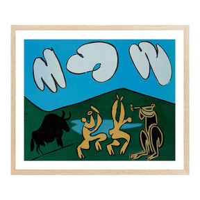 Pablo Picasso Wall Art The Figures Poster Framed Art