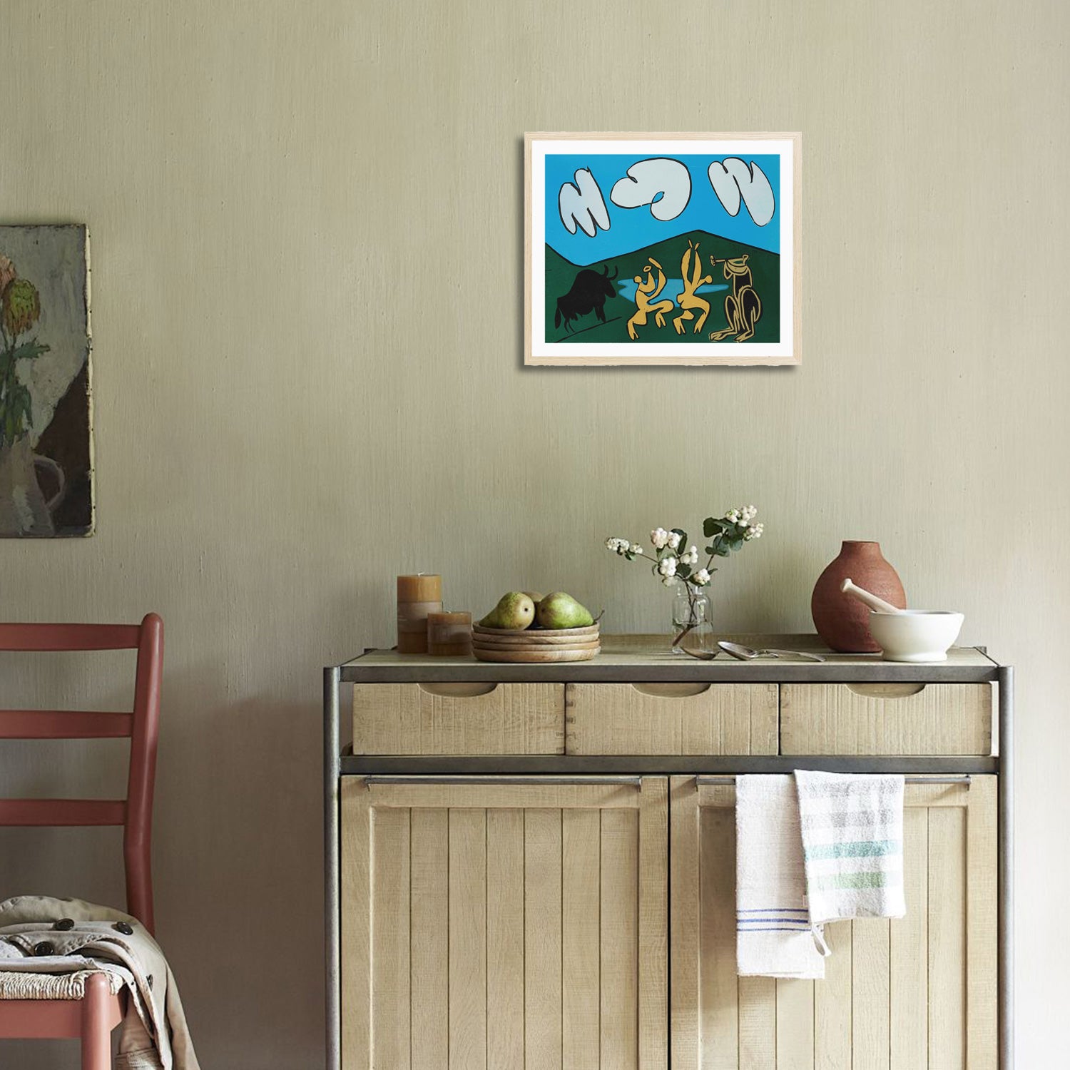 Pablo Picasso Wall Art The Figures Poster Framed Art