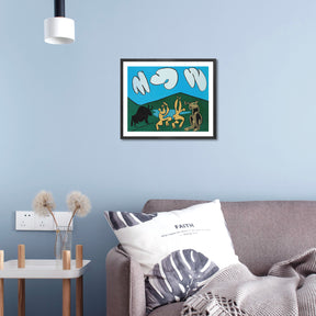 Pablo Picasso Wall Art The Figures Poster Framed Art