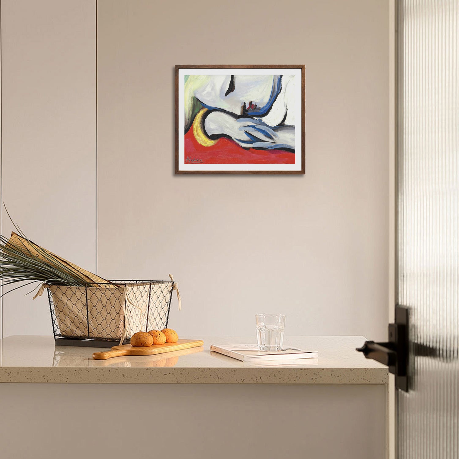 Pablo Picasso Wall Art The Rest Poster Framed Art