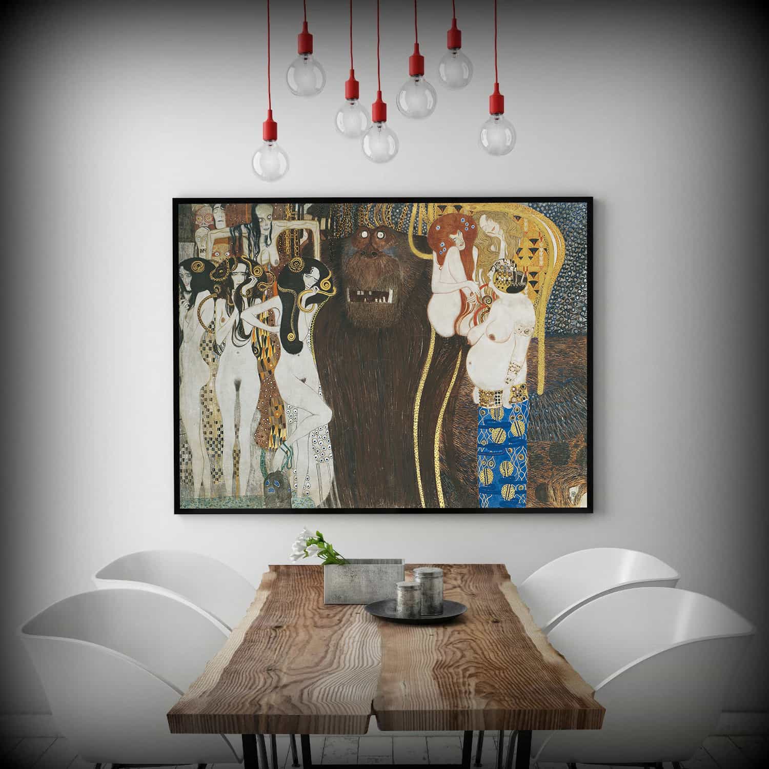 The Beethoven Frieze Canvas Art