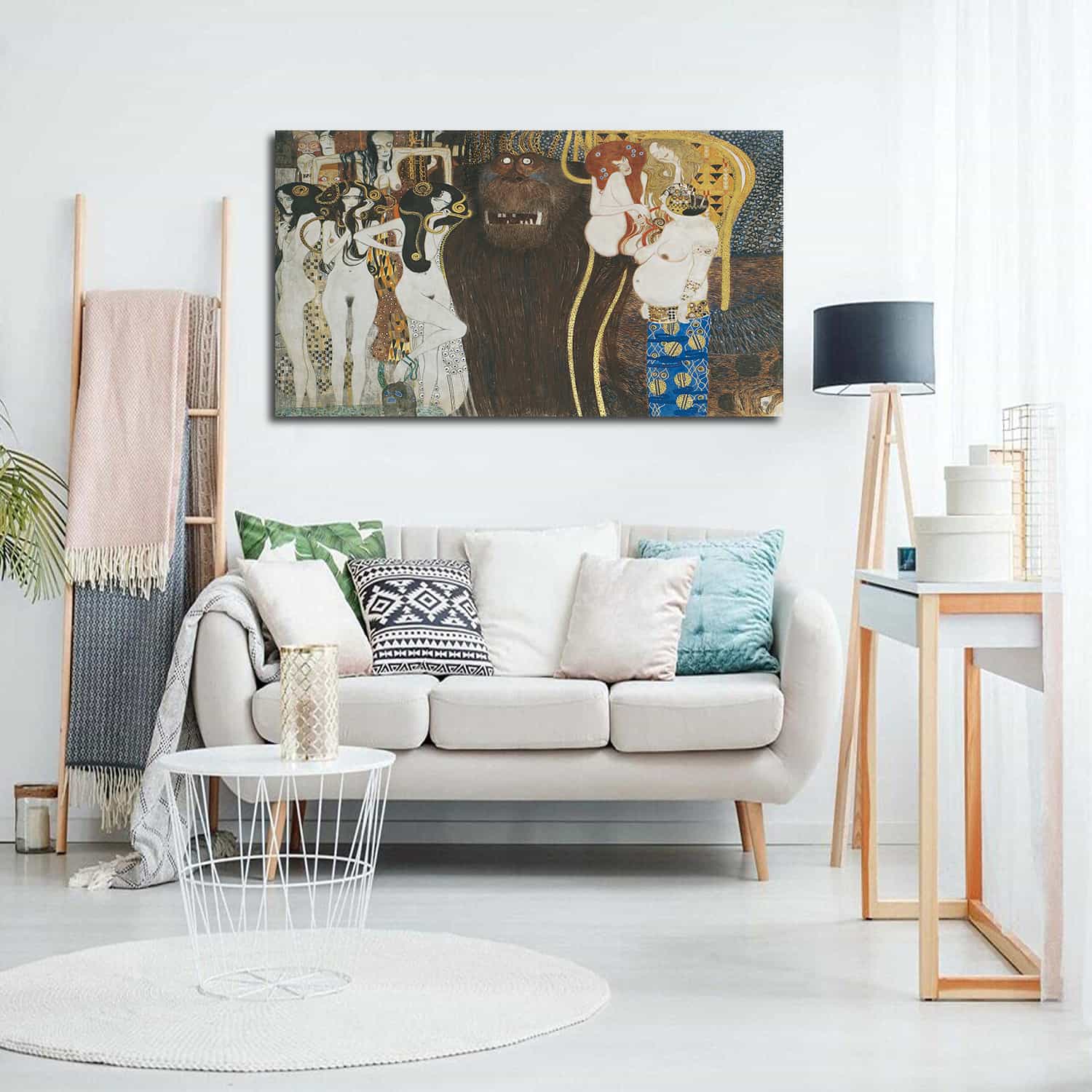 The Beethoven Frieze Canvas Art