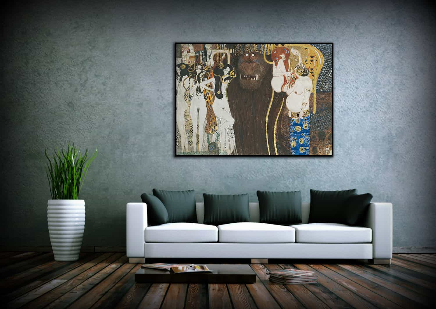 The Beethoven Frieze Canvas Art