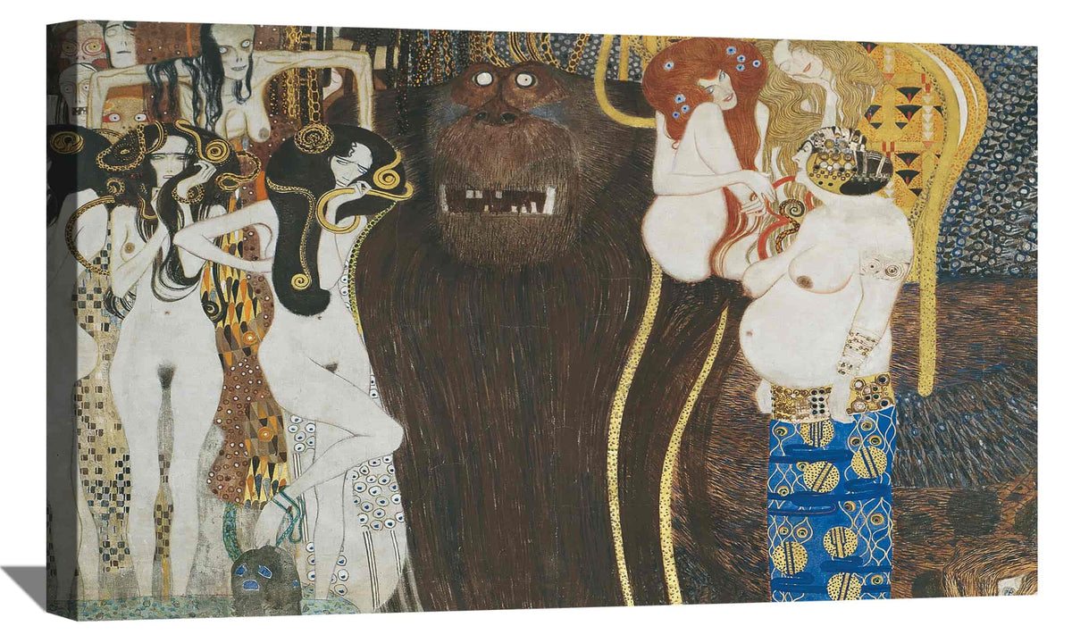 The Beethoven Frieze Canvas Art