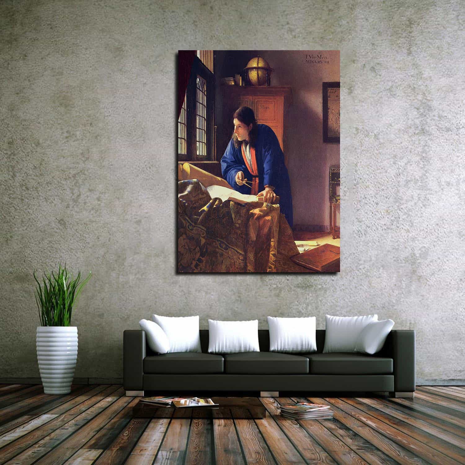 The Geographer Canvas Art