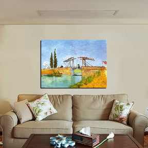 The Langlois Bridge at Arles Canvas Art
