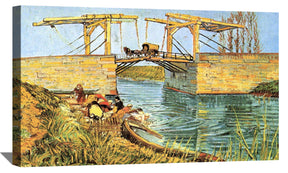The Langlois Bridge at Arles Canvas Art