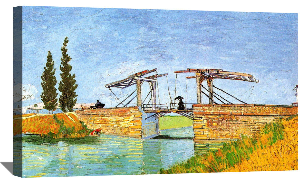 The Langlois Bridge at Arles Canvas Art
