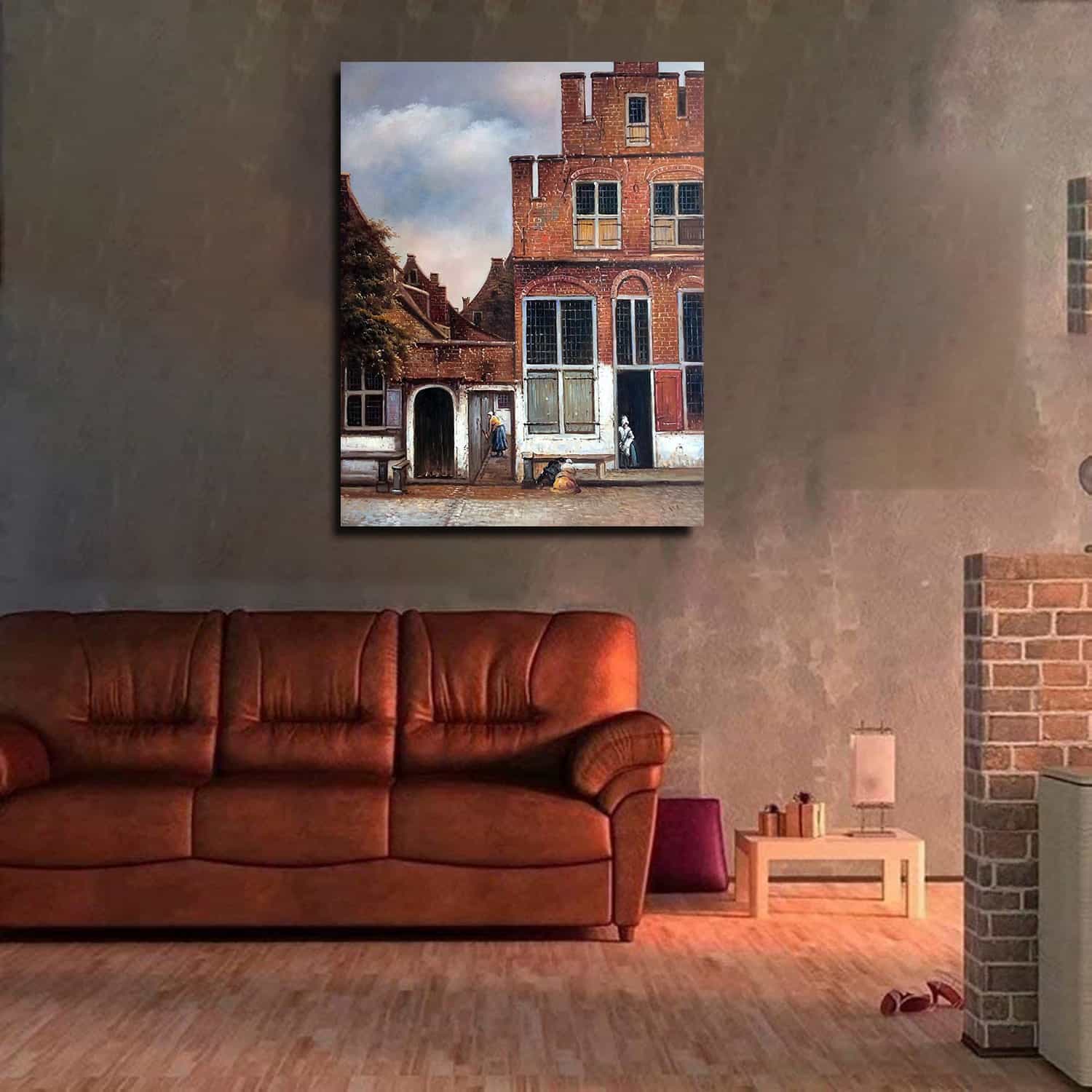 The Little Street Canvas Art