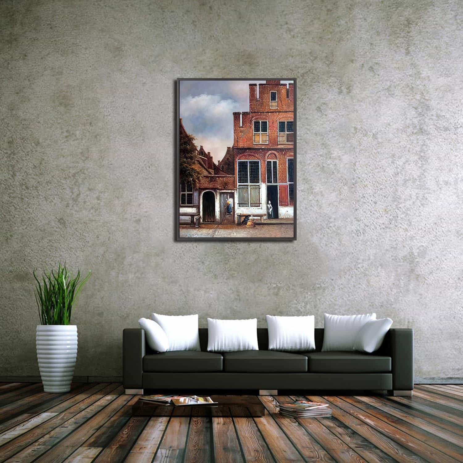 The Little Street Canvas Art