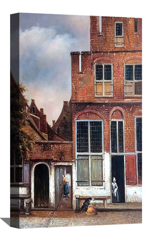 The Little Street Canvas Art