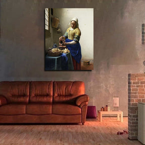 The Milkmaid Canvas Art