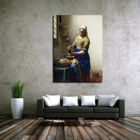 The Milkmaid Canvas Art