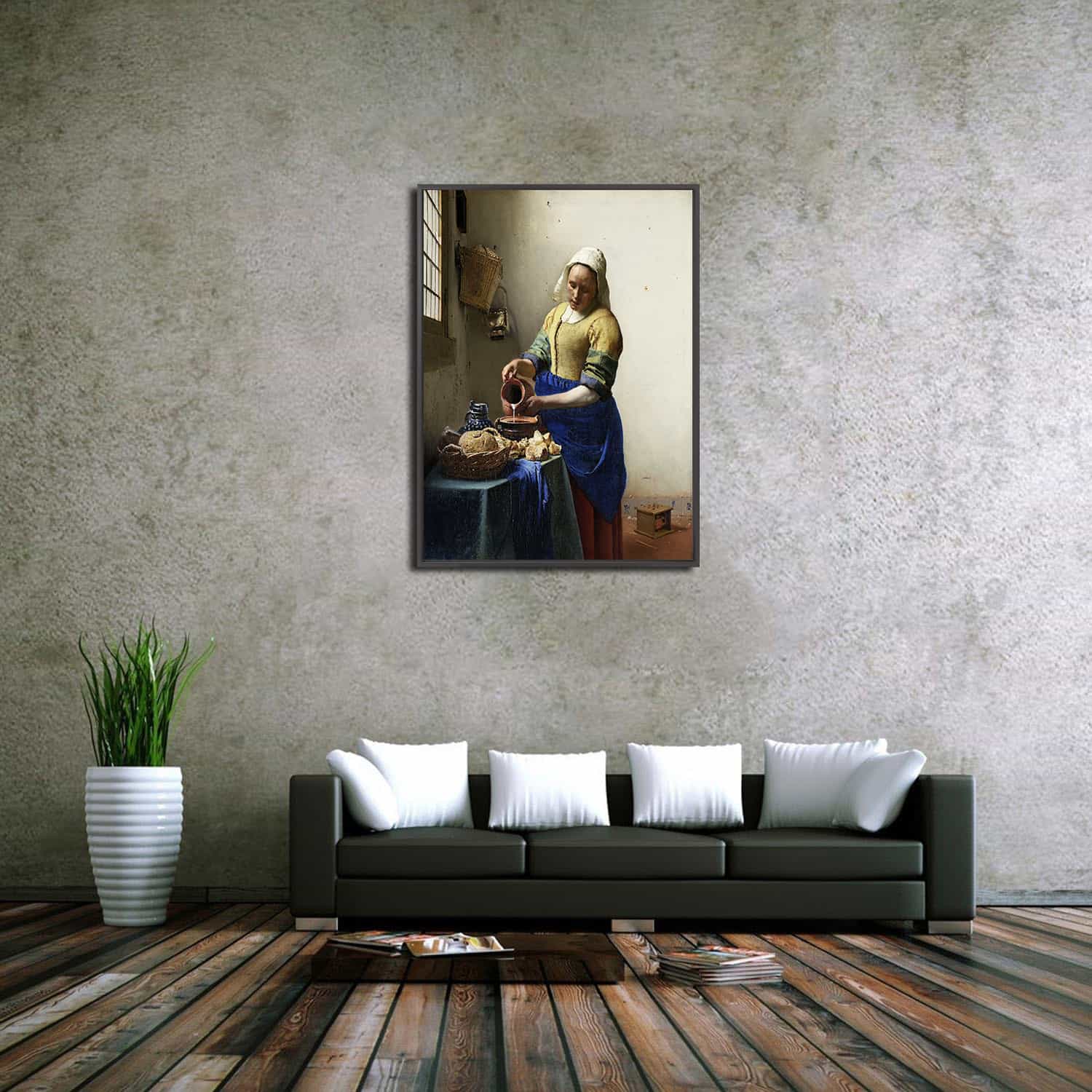 The Milkmaid Canvas Art
