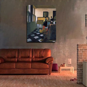 The Music Lesson Canvas Art