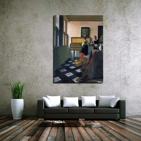 The Music Lesson Canvas Art