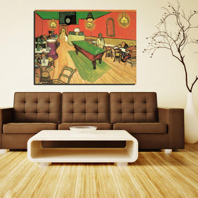 The Night Cafe in the Place Lamartine in Arles Canvas Art