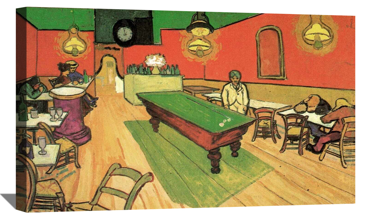 The Night Cafe in the Place Lamartine in Arles Canvas Art