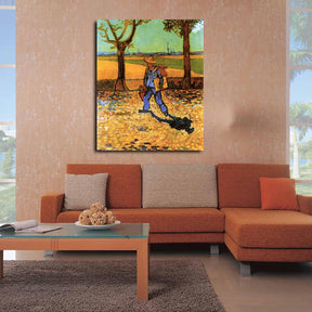The Painter on His Way to Work Canvas Art
