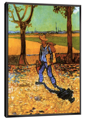 The Painter on His Way to Work Canvas Art