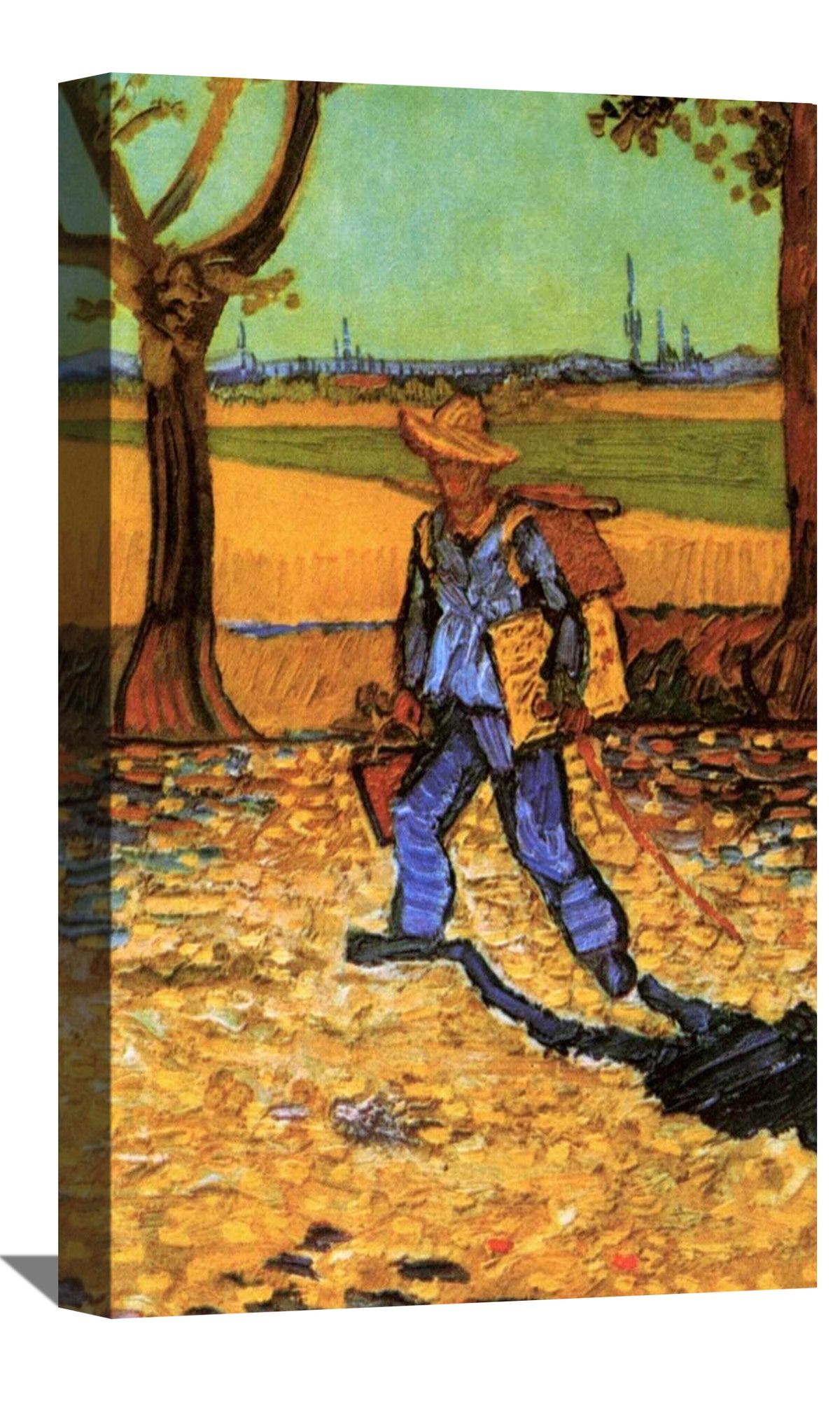 The Painter on His Way to Work Canvas Art