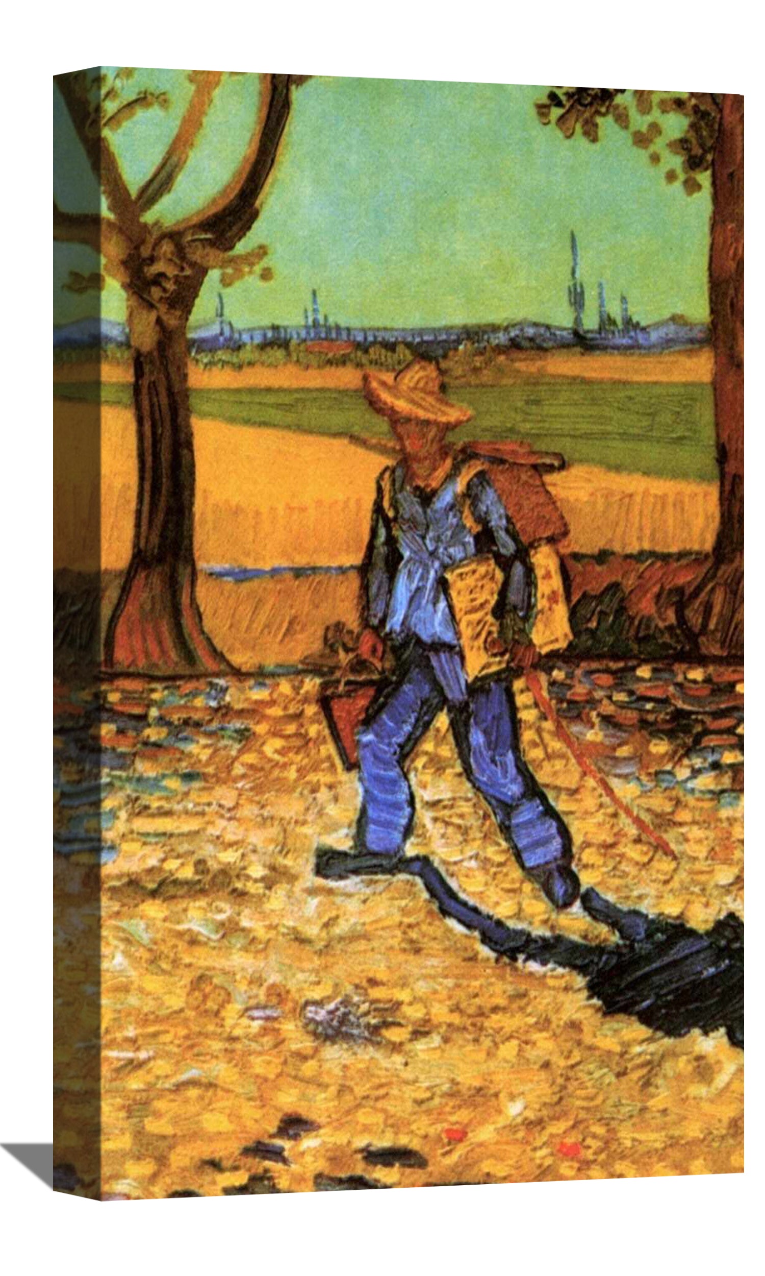The Painter on His Way to Work Canvas Art