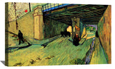 The Railway Bridge over Avenue Montmajour Canvas Art