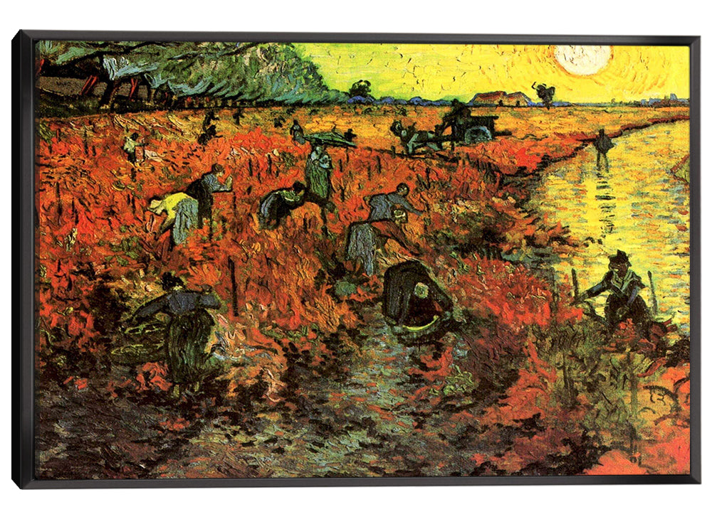 The Red Vineyard Canvas Art