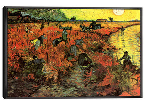 The Red Vineyard Canvas Art