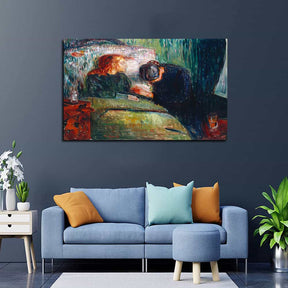 The Sick Child Canvas Art