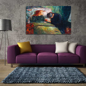 The Sick Child Canvas Art