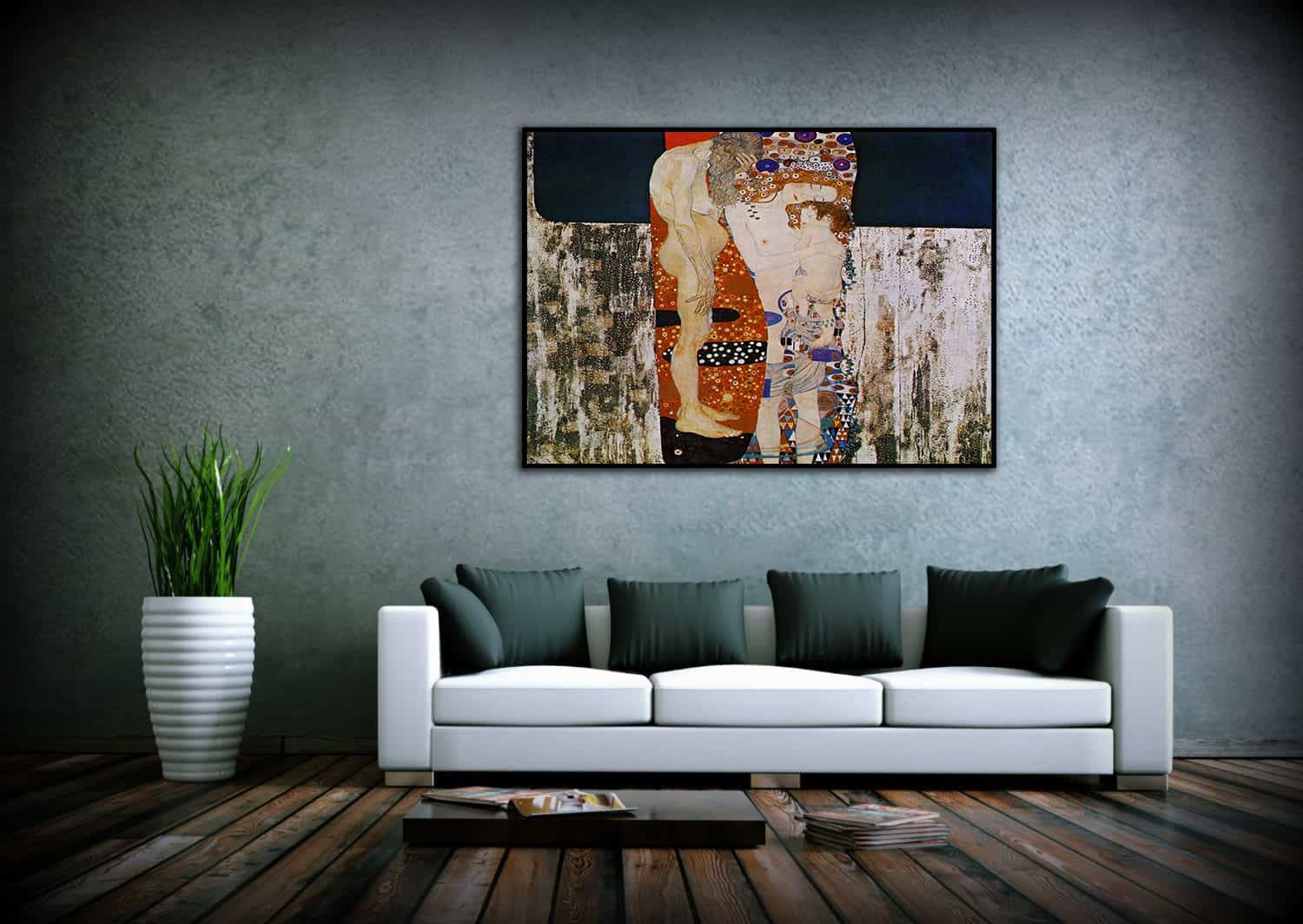 The Three Ages of Woman Canvas Art