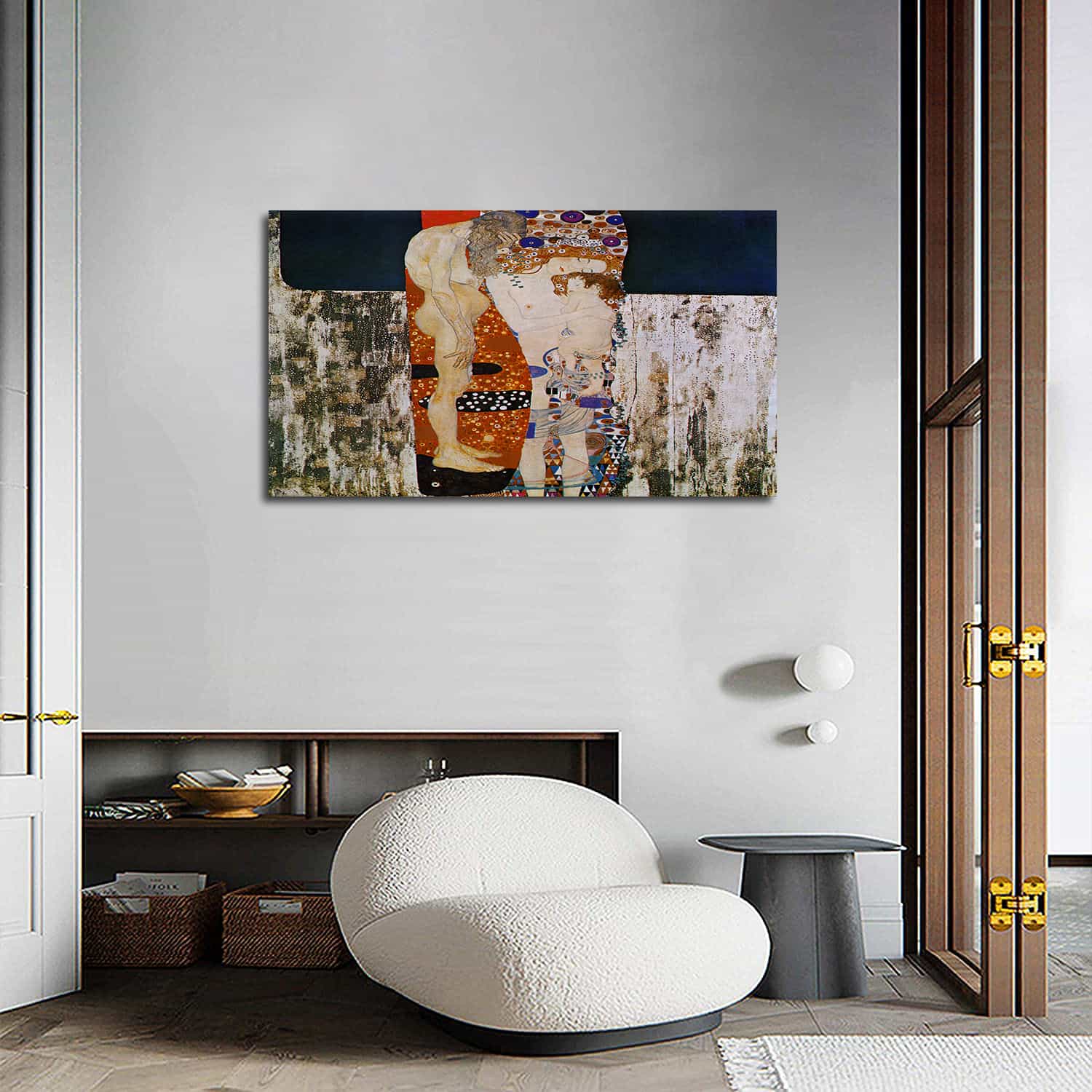 The Three Ages of Woman Canvas Art