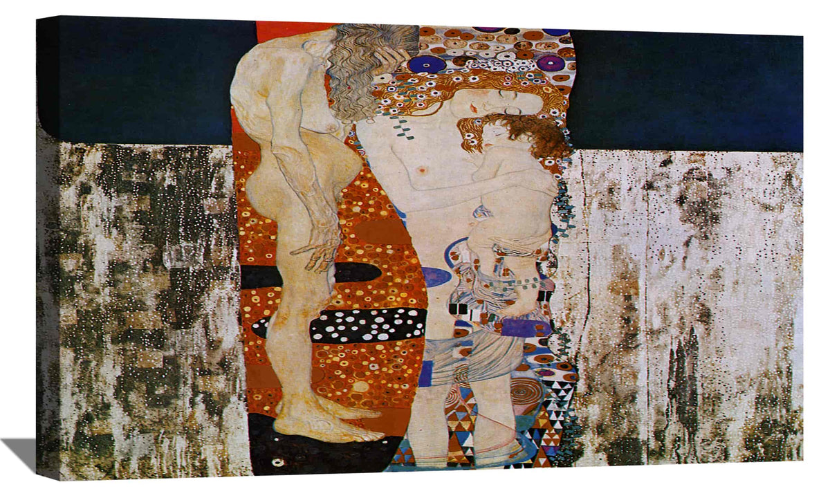 The Three Ages of Woman Canvas Art