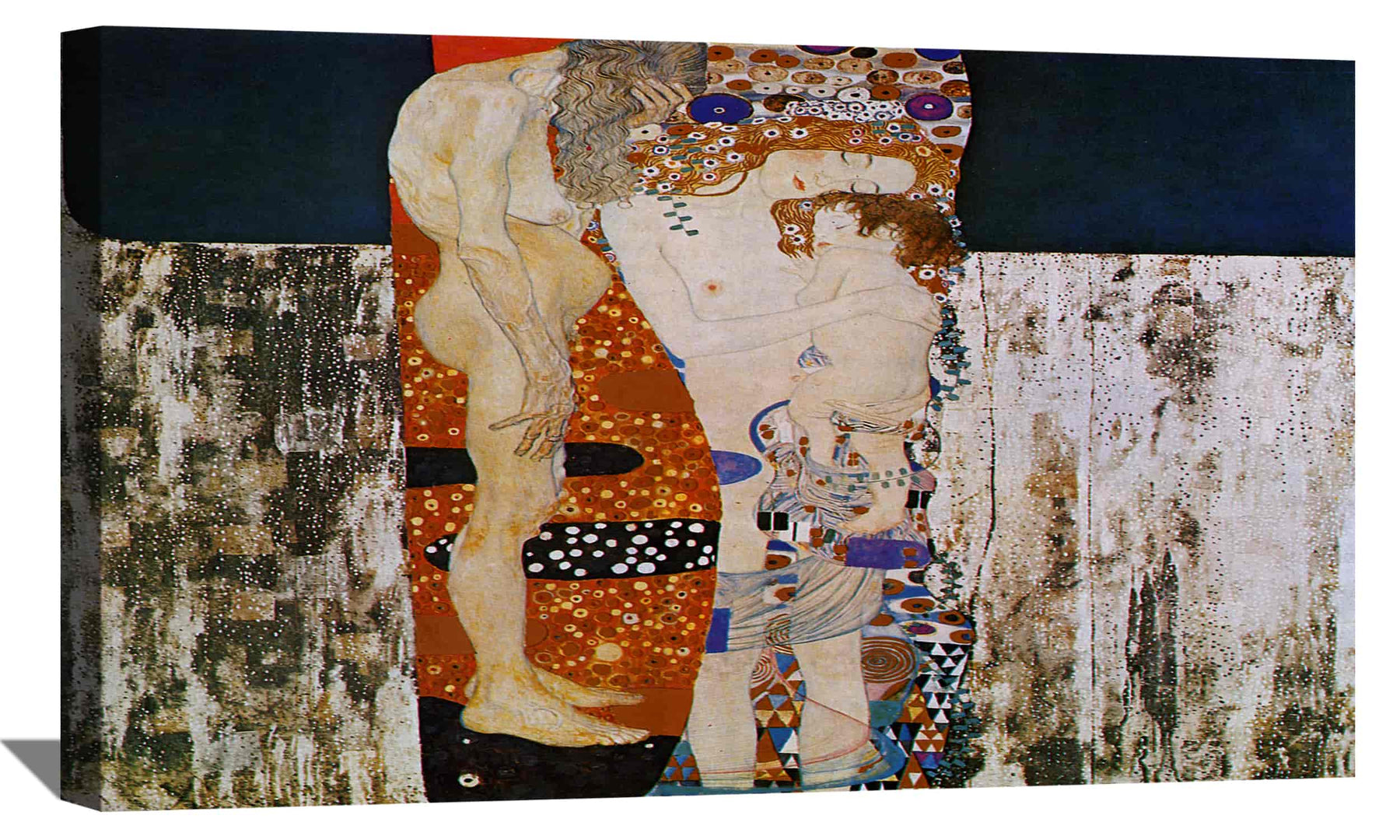 The Three Ages of Woman Canvas Art