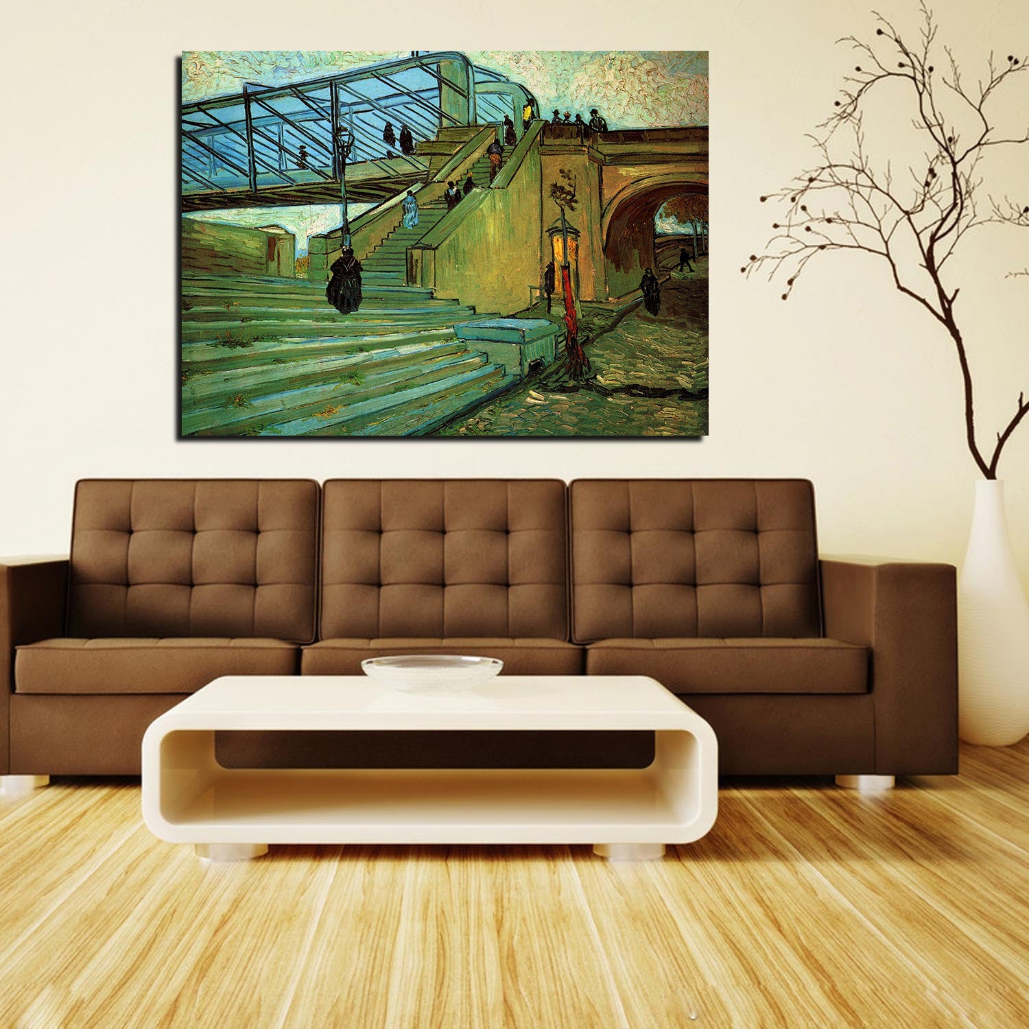 The Trinquetaille Bridge Canvas Art