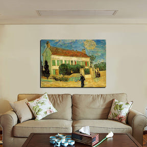 The White House at Night Canvas Art