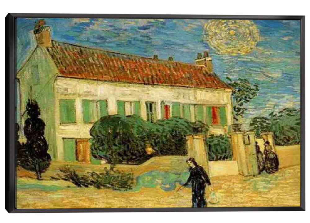 The White House at Night Canvas Art