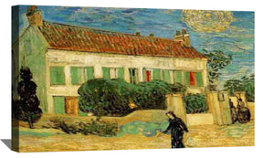 The White House at Night Canvas Art